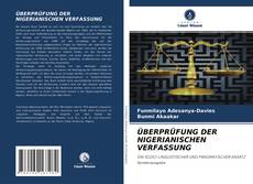 Portada del libro de ÜBERPRÜFUNG DER NIGERIANISCHEN VERFASSUNG