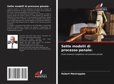 Capa do livro de Sette modelli di processo penale: 