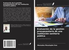 Buchcover von Evaluación de la gestión presupuestaria de una institución sanitaria pública