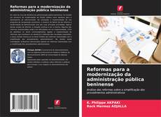 Buchcover von Reformas para a modernização da administração pública beninense