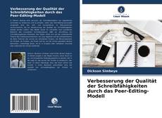 Buchcover von Verbesserung der Qualität der Schreibfähigkeiten durch das Peer-Editing-Modell