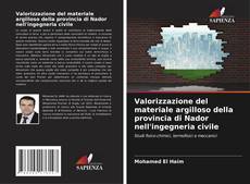 Buchcover von Valorizzazione del materiale argilloso della provincia di Nador nell'ingegneria civile