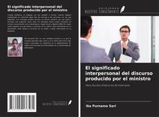 Capa do livro de El significado interpersonal del discurso producido por el ministro 