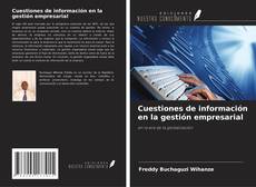 Copertina di Cuestiones de información en la gestión empresarial