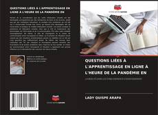 QUESTIONS LIÉES À L'APPRENTISSAGE EN LIGNE À L'HEURE DE LA PANDÉMIE EN的封面