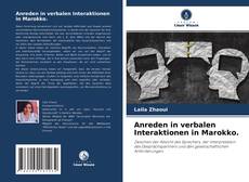 Couverture de Anreden in verbalen Interaktionen in Marokko.