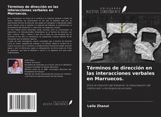 Capa do livro de Términos de dirección en las interacciones verbales en Marruecos. 