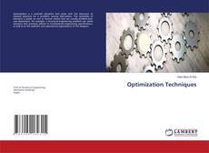 Buchcover von Optimization Techniques