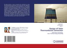 Copertina di Design of Solar Thermoelectric Generator