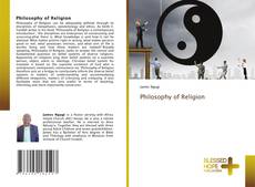 Couverture de Philosophy of Religion