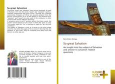 Bookcover of So great Salvation