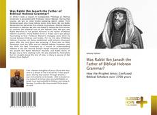 Portada del libro de Was Rabbi Ibn Janach the Father of Biblical Hebrew Grammar?