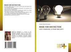 Capa do livro de MADE FOR DISTINCTION 