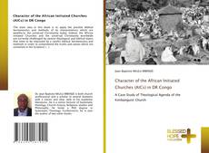 Capa do livro de Character of the African Initiated Churches (AICs) in DR Congo 