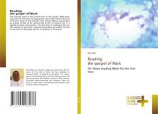 Capa do livro de Reading the gospel of Mark 