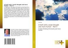 Capa do livro de A faith with a weak thought and more human - Part II 