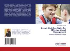 Capa do livro de School Discipline Styles for Effective School Management 
