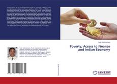 Buchcover von Poverty, Access to Finance and Indian Economy