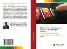 Buchcover von Modernização e Qualidade na Prestação dos Serviços Públicos