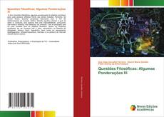 Questões Filosóficas: Algumas Ponderações III kitap kapağı