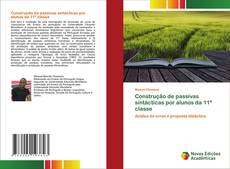 Couverture de Construção de passivas sintácticas por alunos da 11ª classe