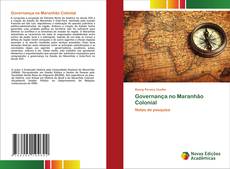 Governança no Maranhão Colonial的封面
