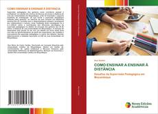 Capa do livro de COMO ENSINAR A ENSINAR À DISTÂNCIA 