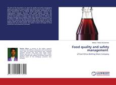 Buchcover von Food quality and safety management