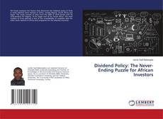 Buchcover von Dividend Policy: The Never-Ending Puzzle for African Investors