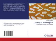 Copertina di Learning to Write English