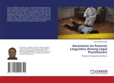 Copertina di Awareness on Forensic Linguistics Among Legal Practitioners