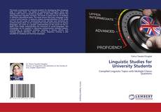 Buchcover von Linguistic Studies for University Students