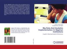 Buchcover von Big Data And Analytics Implementation In Nigerian Institutions
