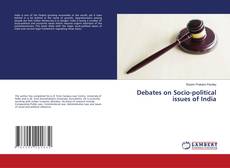 Buchcover von Debates on Socio-political issues of India