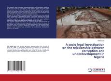 Copertina di A socio legal investigation on the relationship between corruption and underdevelopment in Nigeria