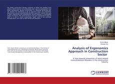 Copertina di Analysis of Ergonomics Approach in Construction Sector
