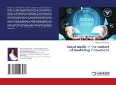 Buchcover von Social media in the context of marketing innovations