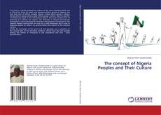 Buchcover von The concept of Nigeria Peoples and Their Culture