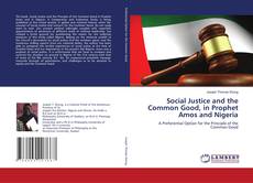 Copertina di Social Justice and the Common Good, in Prophet Amos and Nigeria