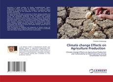 Buchcover von Climate change Effects on Agriculture Production