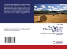 Buchcover von What Factors are Influencing Members’ Willingness
