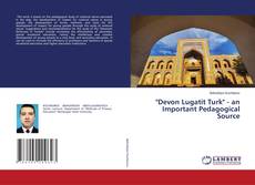 Copertina di "Devon Lugatit Turk" - an Important Pedagogical Source