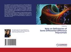 Copertina di Note on Deficiencies of Some Differential-difference Polynomials