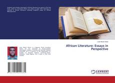 Buchcover von African Literature: Essays in Perspective