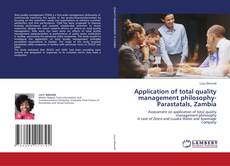 Copertina di Application of total quality management philosophy-Parastatals, Zambia