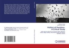 Buchcover von Politics of Partition: A Critical Study
