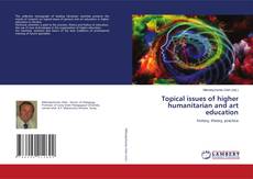 Buchcover von Topical issues of higher humanitarian and art education