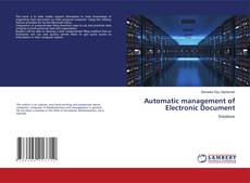 Copertina di Automatic management of Electronic Document
