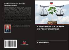 Buchcover von Conférences sur le droit de l'environnement