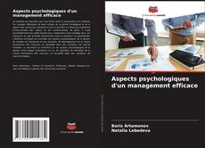 Buchcover von Aspects psychologiques d'un management efficace
